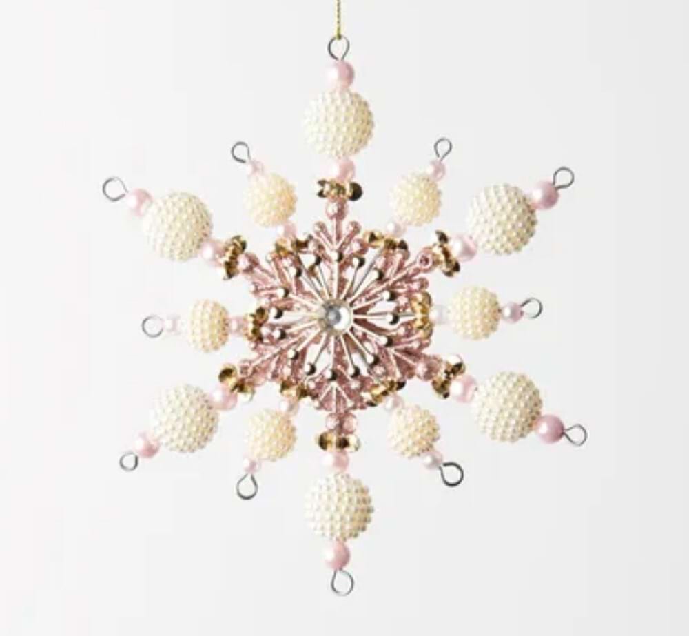 Gorgeous pink snowflake 